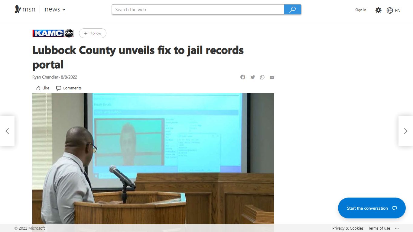 Lubbock County unveils fix to jail records portal